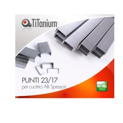 Punti alti spessori 23/17 per cucitrice
