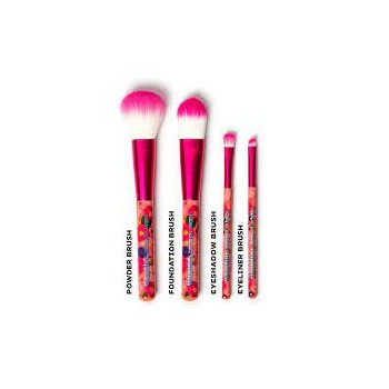 Set di 4 pennelli per il trucco Oh My Glow - Flowers