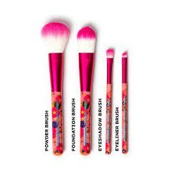 Set di 4 pennelli per il trucco Oh My Glow - Flowers
