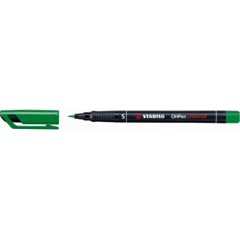 Pennarello stabilo ohpen 841 permanente superfine verde