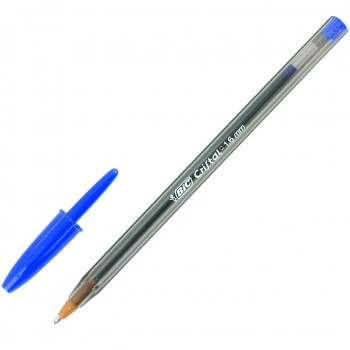 Penna bic cristal large 1.6 blu
