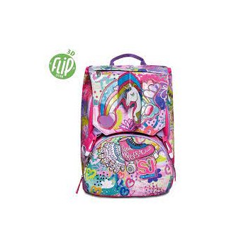 Zaino sdoppiabile Big SJ Gang Unicorno Magic Flip Girl