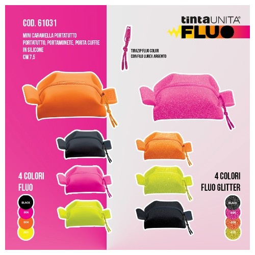 Mini pochette caramella portatutto Tinta Unita...
