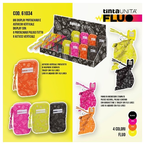 Astuccio verticale in neoprene Tinta Unita...