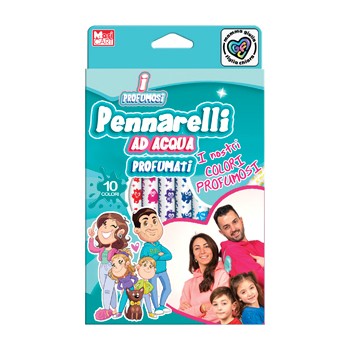 Pennarelli ad acqua profumati 10 colori Mamma Giulia...