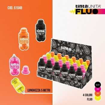 Correttore a nastro Bottiglia Tinta Unita Fluo