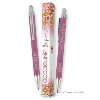 La penna GO con scatolina gioiello colore rosa