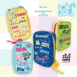 Astuccio Oval ovale verticale Tinta Unita Zoo