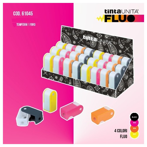 Temperamatite 1 foro colori assortiti Tinta...