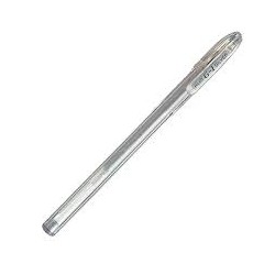 Penna gel con tappo Ball point Pen Pilot G-1 Silver Argento