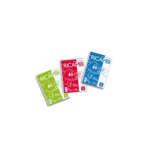 Ricambi forati a5 4mm 80gr quaxima 40fg 80gr pigna