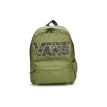 Zaino Vans Old School verde militare con scritta mimetica