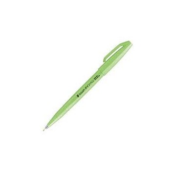 Penna Brush Sign Pentel Fluorescent Green