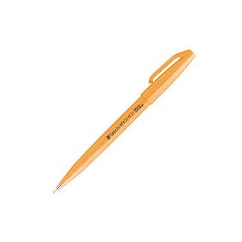 Penna Brush Sign Pentel Fluorescent Orange