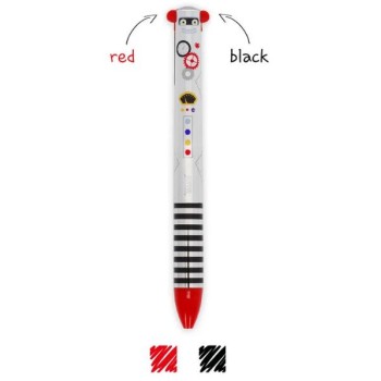 Penna a due colori Click&Clack Robot Legami