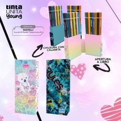 Gift box scatola 36 pastelli Mina 4.0 Tinta Unita