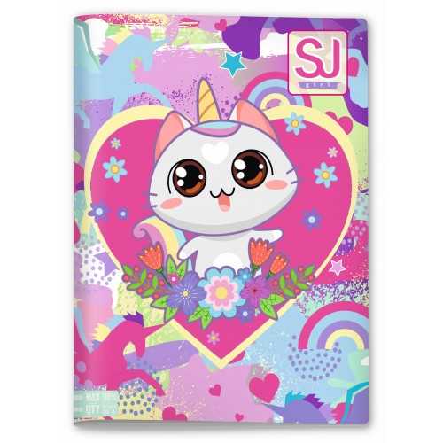 Maxi Quaderno A4 SJ Animali Girl Quadretti Medi...