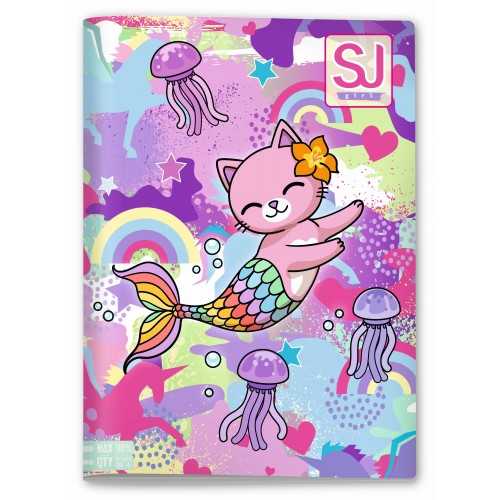Maxi Quaderno A4 SJ Animali Girl Quadretti Medi...