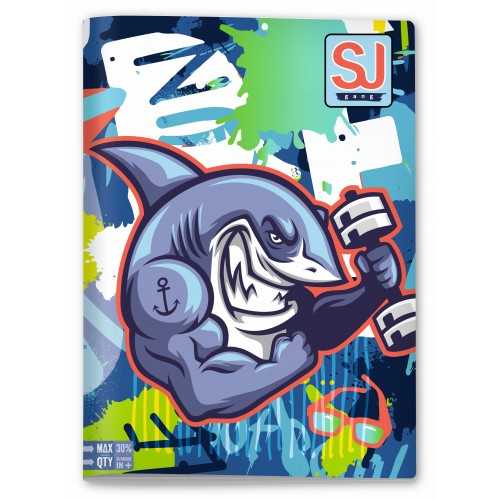 Maxi Quaderno A4 SJ Animali Boy Righe A