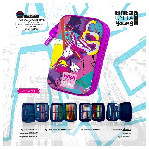 Astuccio One Time Kiss Tinta Unita Teen