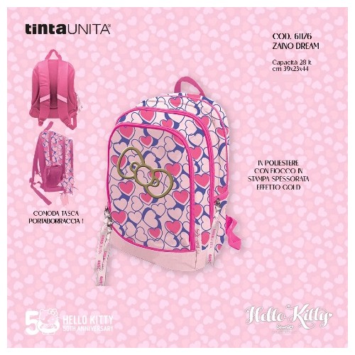 Zaino scolastico Hello Kitty 50th anniversary...