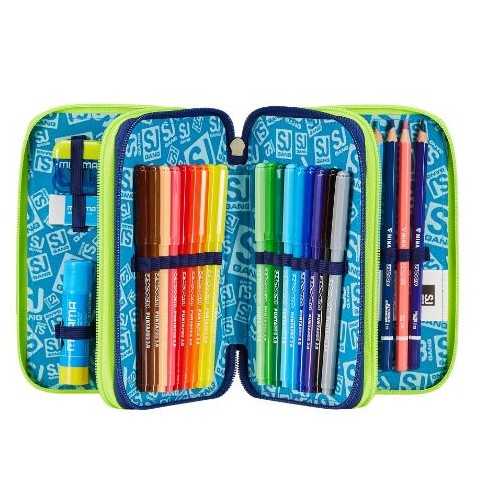 Astuccio 3 zip SJ Squalo Shark Story