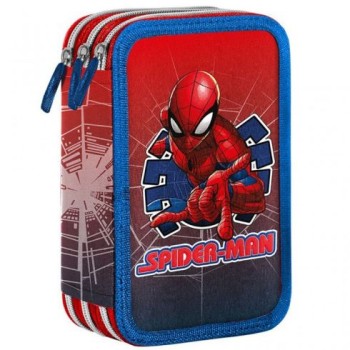 Astuccio 3 Zip Spiderman