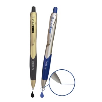 Penna I'm Tinta Unita Sfera 1.0 fusto argento e blu...