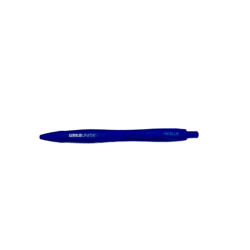 Penna a scatto I'm Blue Tinta Unita colore blu