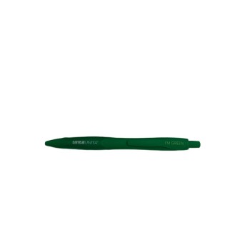 Penna a scatto I'm Green Tinta Unita colore verde