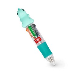 Mini Penna a Sfera 4 Colori - Mini Magic Rainbow - Dinosauro