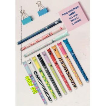 Penna cancellabile Tinta Unita Fashion inchiostro blu...