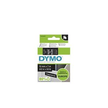 Nastro Dymo 12x7mm white/black