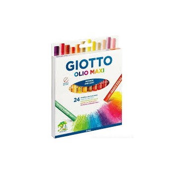 Pastelli ad olio Giotto confezione da 24 colori