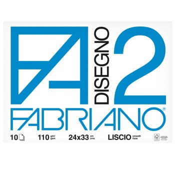 Album Fabriano 2 F2 Liscio 10 fogli punto metallico