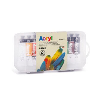 Colori acrilici tubetti da 18ml astuccio da 10 colori