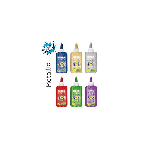 Colla Glitter 147ml Metallic Glue colori assortiti