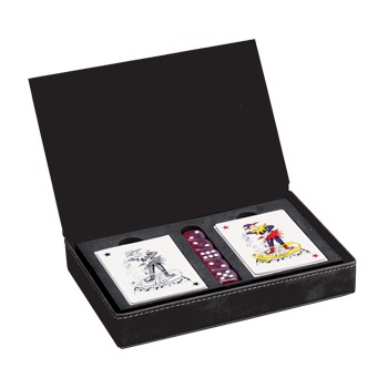 Carte Poker + dadi in cofanetto regalo