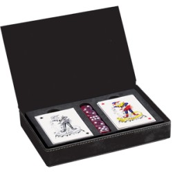 Carte Poker + dadi in cofanetto regalo