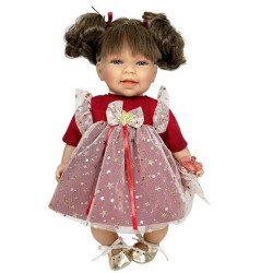 Bambola Spagnola Nine's Onil Little Susi Brown Hair 40 cm