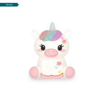 Temperino Luminoso con Contenitore - Unicorno