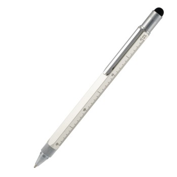 Penna a sfera Multifunzione Tool Pen punta M fusto silver...
