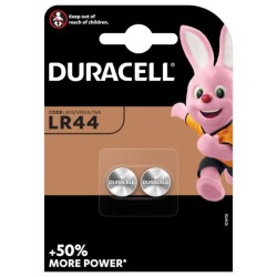 Batterie Duracell LR44 confezione da due pezzi