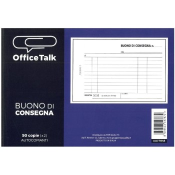 Blocco Buoni di Consegna 50 fogli x 2 (autoricalcanti)