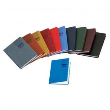 Rubrica rigida rilegata 6x9cm colori assortiti