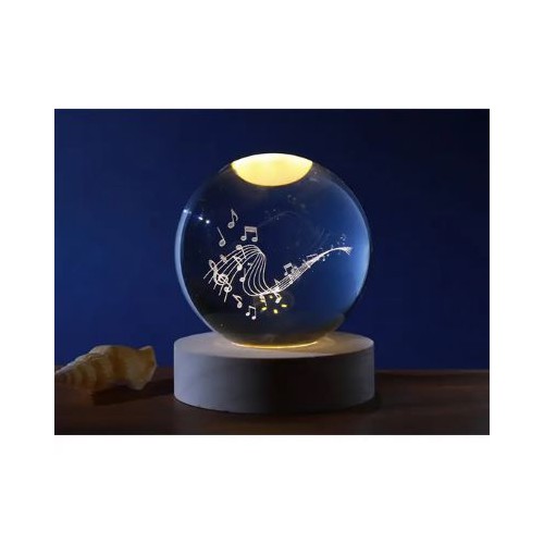 Lampada Led da Tavolo Media a Sfera - Music...