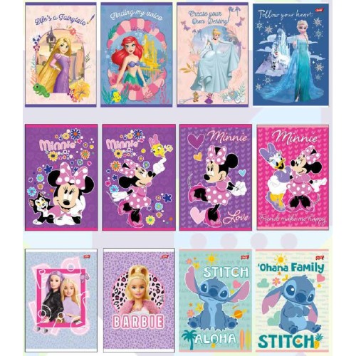Maxi Quaderno A4 Disney Girl Quadretto Grande...