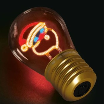 Lampada da Tavolo a Lampadina - Babbo Natale