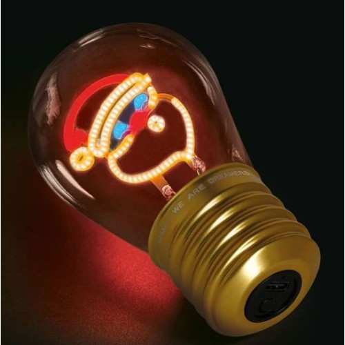 Lampada da Tavolo a Lampadina - Babbo Natale