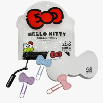 Mini Desk bigliettini e graffette Hello Kitty con mini...